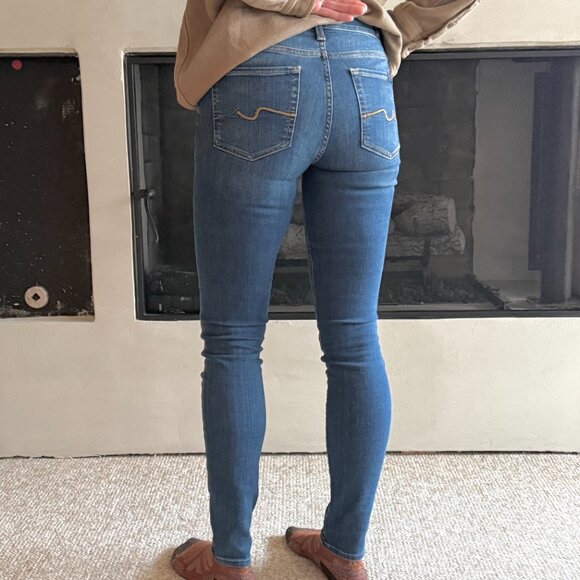 7 For All Mankind Gwenevere Skinny Jeans 27 - Picture 4 of 6